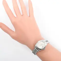 ROLEX Datejust 79174G Silver Case Size 26mm Ladies Used Watch #82819