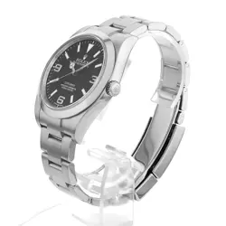 ROLEX EXPLORER I EARLY MODEL BLACKOUT 214270 BLACK RANDOM NUMBER SECOND HAND...