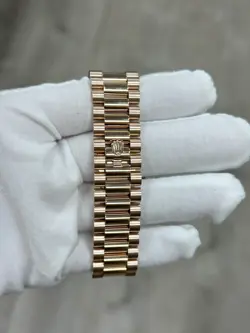 Rolex Day Date President 228235 40mm Sundust Dial 18K Rose Gold Box Paper