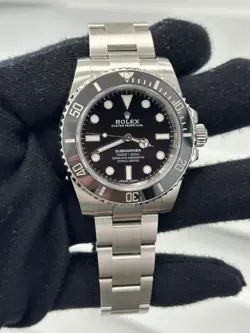 ROLEX SUBMARINER 114060 BLACK CERAMIC STAINLESS STEEL BOX PAPER 2018