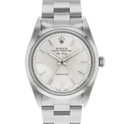 ROLEX AIR-KING 14000, 34MM, STEEL, SILVER INDEX, OYSTER BRACELET, PAPERS ONLY...
