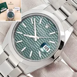GREEN MOTIF ROLEX