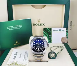 ROLEX STAINLESS DEEPSEA DWELLER JAMES CAMERON BLUE GRADIENT 116660 - SANT BLANC