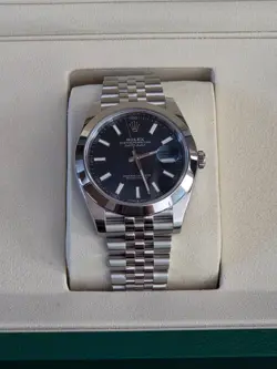 ROLEX DATEJUST 41MM, BLUE, JUBILEE, 126300, BRAND NEW, 2025