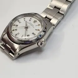 WHITE ROMAN WATCH