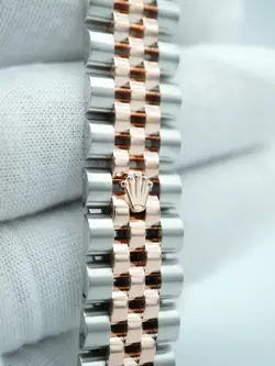 Rolex Datejust 178271 31mm Two-Tone Rose Gold White Dial Jubilee Bracelet