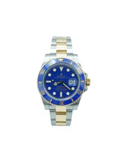 ROLEX 116613LB SUBMARINER DATE 40MM BLUE DIAL 18K GOLD OYSTER BRACELET