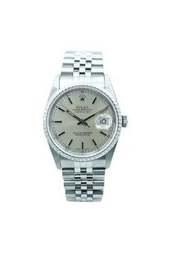 1991 ROLEX DATEJUST 36MM REF. 16220 SILVER DIAL JUBILEE BRACELET ORIGINAL BOX
