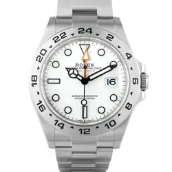 ROLEX EXPLORER II WHITE DIAL STEEL WATCH 226570
