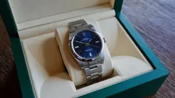 ROLEX OYSTER PERPETUAL BLUE 39MM - 114300