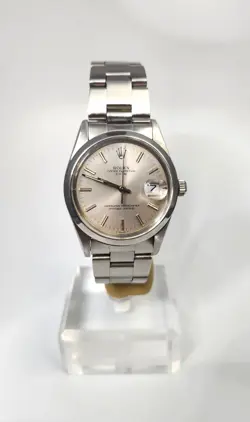 ROLEX OYSTER PERPETUAL DATE AUTOMATIC WATCH - COMPLETE SET & SERVICED