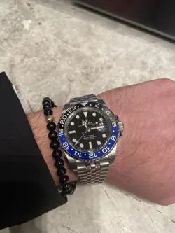 ROLEX GMT-MASTER II MEN'S BLACK WATCH - 116710BLNR