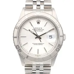 ROLEX DATEJUST WATCHES 16264 STAINLESS STEEL Y-NUMBER TAPESTRY THUNDERBIRD USED