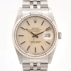 ROLEX DATEJUST 16234 SS×WG SS AT SILVER-FACE 1 EXTRA LINK