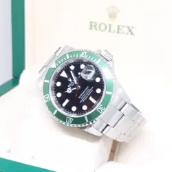 ROLEX 40MM DATE KERMIT SUBMARINER 16610LV (V SERIES)