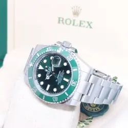 ROLEX 40MM GREEN DIAL GREEN BEZEL SUBMARINER DATE 116610LV (2020)