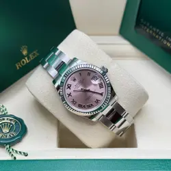 2025 NEW, UNWORN ROLEX DATEJUST 31MM, PINK ROMAN, OYSTER, REF. 278240 COMPLETE