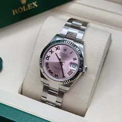 2025 New, Unworn Rolex Datejust 31mm, Pink Roman, Oyster, Ref. 278240 Complete