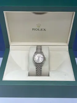 ROLEX DATEJUST 279171 PINK AND SILVER JUBILEE BRACELET WITH PINK BEZEL ROLEX BOX