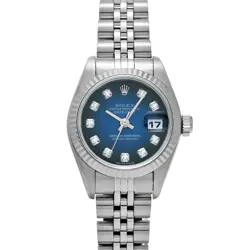 ROLEX DATEJUST 79174G BLUE GRADIENT/DIAMOND WATCH 683762