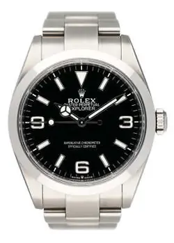 ROLEX EXPLORER 40 224270 BLACK DIAL STEEL MENS WATCH BOX PAPERS