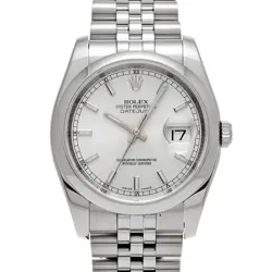 ROLEX DATEJUST 116200 WHITE WATCH 687465