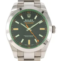 AUTHENTIC ROLEX MILGAUSS 116400GV SS AUTOMATIC #RANDOM  #270-004-133-6257