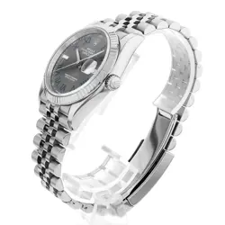 ROLEX DATEJUST 36 126234 SLATE GREY GREEN ROMAN 5 JUBILEE 549067