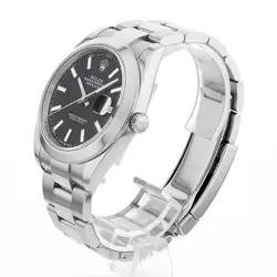 ROLEX DATEJUST 41 126300 BLACK BAR 3 ROW OYSTER  943723