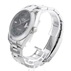 ROLEX DATEJUST 41 126300 SLATE GREY GREEN ROMA 3 ROW OYSTER  946906