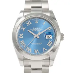 ROLEX DATEJUST 41 126300 AZURO BLUE/ROMAN DIAL  797890