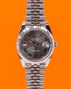 ROLEX DATEJUST 41MM 126334 WIMBLEDON DIAL FLUTED JUBILEE 2023