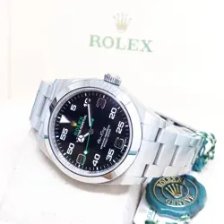 ROLEX 40MM OYSTER PERPETUAL BLACK DIAL AIR-KING REF: 116900 (FEB 2020)