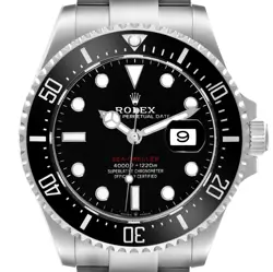 Rolex Seadweller 43mm 50th Anniversary Black Dial Mens Watch 126600 Box Card