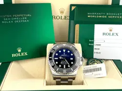ROLEX SEA-DWELLER DEEPSEA 126660 44MM JAMES CAMERON BLUE BLACK BOX PAPERS