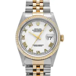 ROLEX DATEJUST 16233 WHITE WATCH 678472