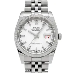 ROLEX DATEJUST 116234 WHITE WATCH 681745