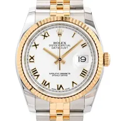 ROLEX DATEJUST 116233 PART NUMBER WHITE ROMAN A 325504