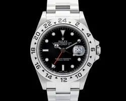 ROLEX 16570 EXPLORER II SS BLACK DIAL