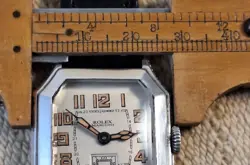 VERY RARE  MEN'S watch ROLEX MARCONI ,  WORK VERY WELL, ART DECO,SILVER