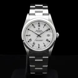 ROLEX OYSTER PERPETUAL DATE REF 15200 SERVICED + BOX & PAPERS