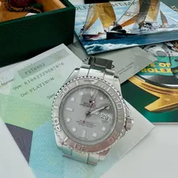 ROLEX YACHT-MASTER 40 (16622) PLATINUM AND OYSTERSTEEL, ROLESIUM