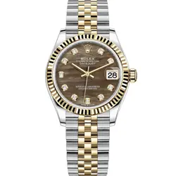 ROLEX DATEJUST 31 278273 BLACK MOTHER OF PEARL DIAMOND, JUBILEE