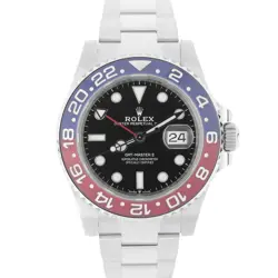 2021 PAPERS ROLEX GMT-MASTER II RED BLUE PEPSI BLACK 40MM 126710 BLRO WATCH BOX