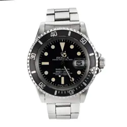 ROLEX STAINLESS STEEL BEZEL SUBMARINER MENS WRISTWATCH