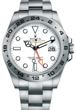 ROLEX EXPLORER II WHITE DIAL OYSTER STEEL AUTOMATIC MEN'S WATCH 216570-0001
