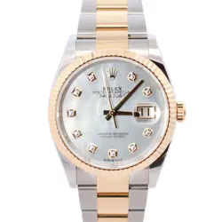ROLEX DATEJUST 36MM MOP DIAL WATCH 126233 YG