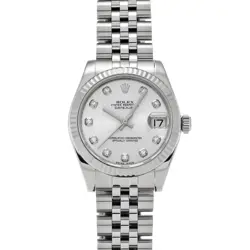 ROLEX DATEJUST 178274G SILVER/DIAMOND WATCH 684747
