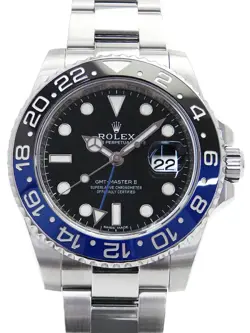 ROLEX GMT-MASTER II BLUE X BLACK BEZEL 116710BLNR RANDOM MEN #T023