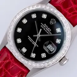 WATCH RED LEATHER